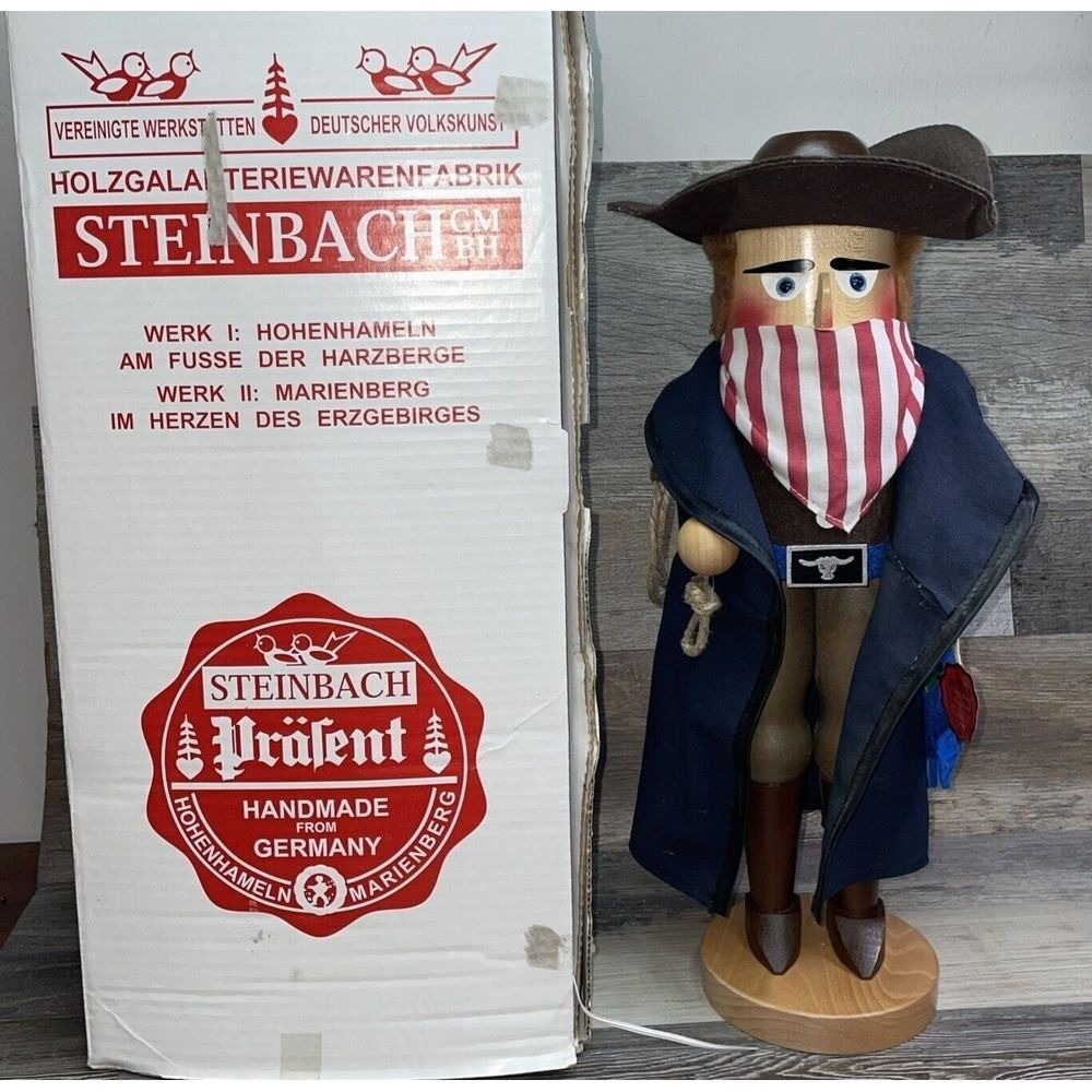STEINBACH NUTCRACKER WORLD COSTUME SERIES "THE COWBOY" Handmade Germany